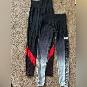 (2) PINK Leggings